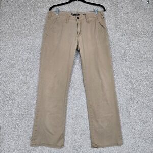 BKE Tyler Pants Men's 32x28 Straight Chino casuals Stretch Khaki Brown tan